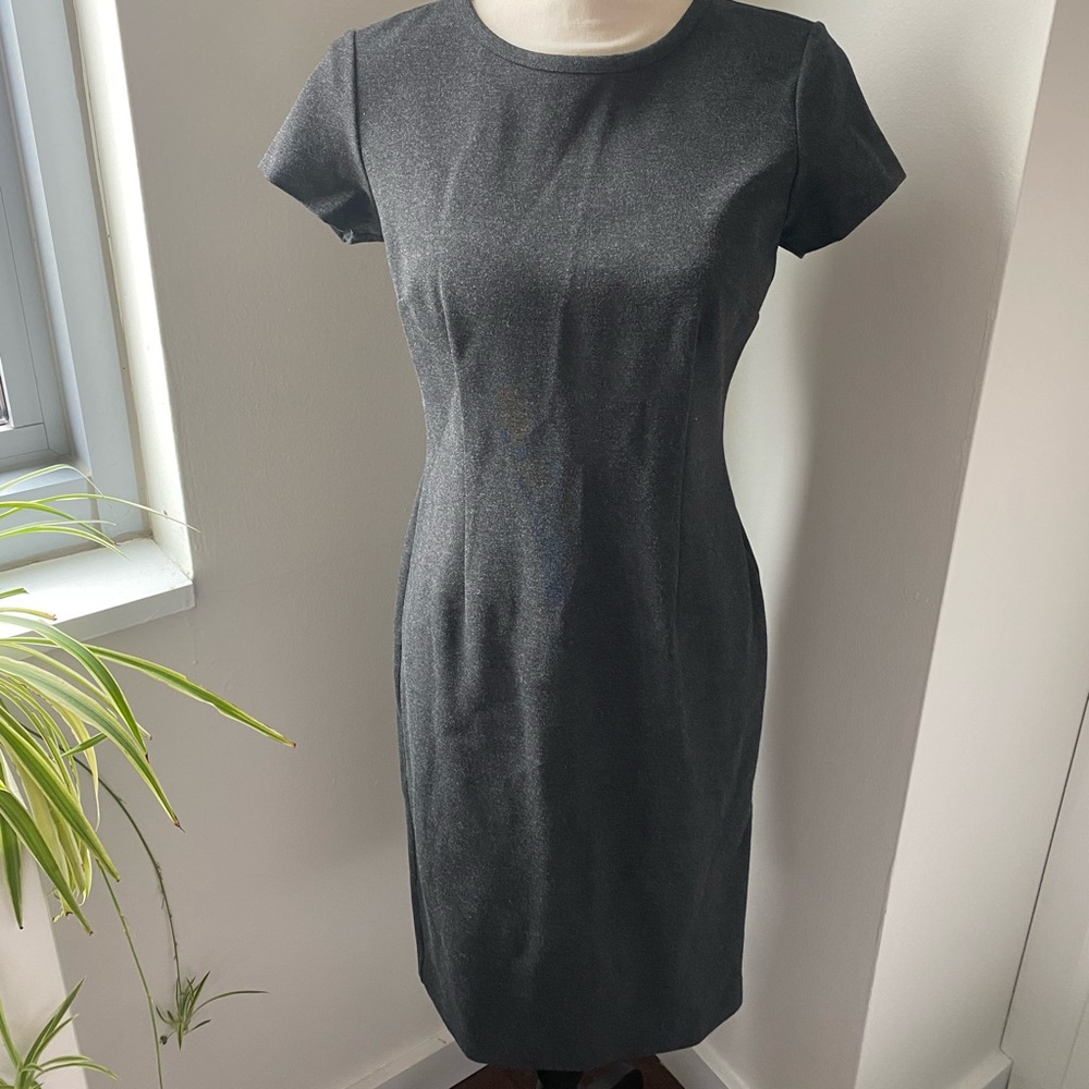Ann Taylor Midi zip back Dress